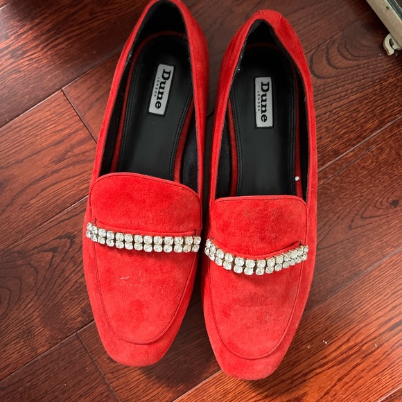 Red Suede shoes by Dune - Size 39 - Picture 4 of 5